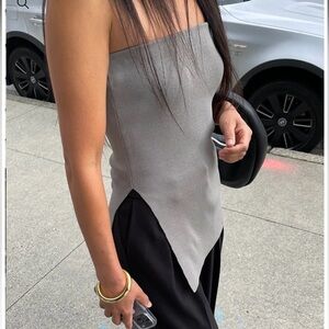 Oak + Fort Ribbed Tube Top NWT